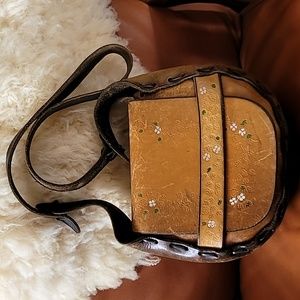 Vintage Handtooled Leather Purse